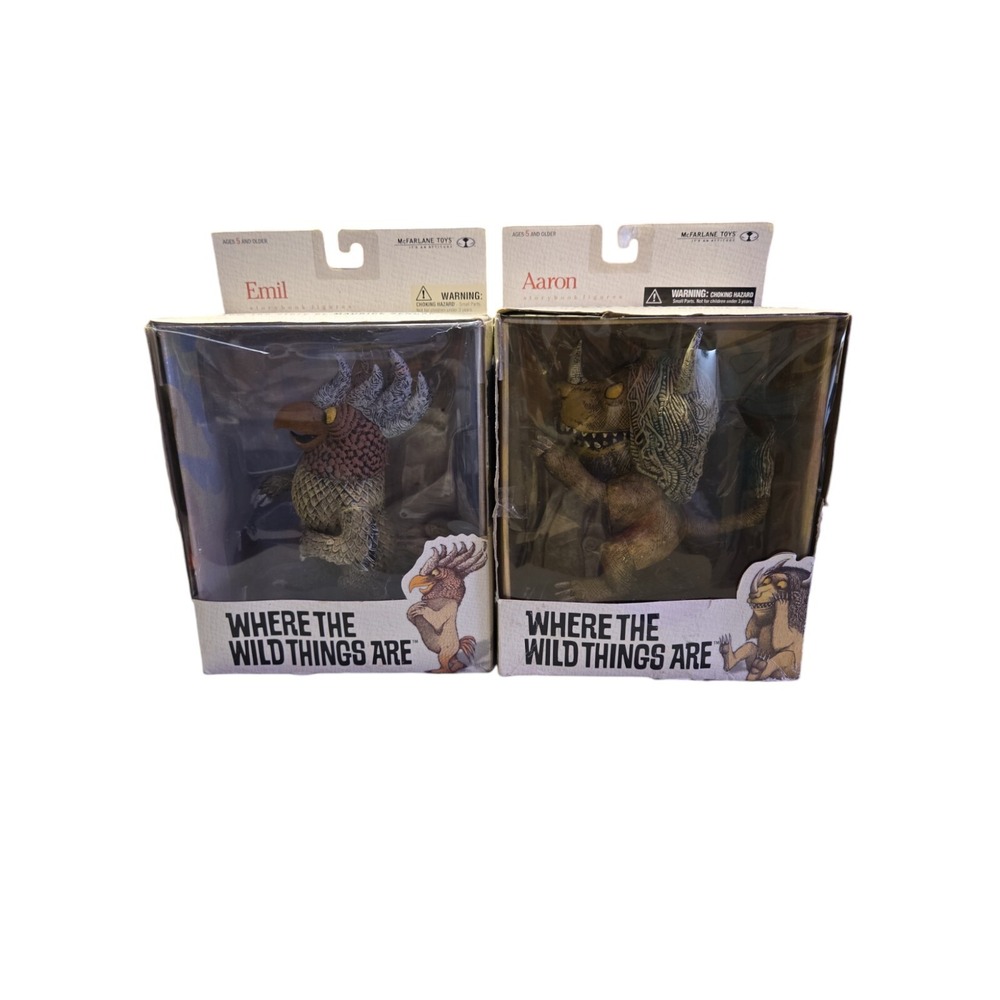 McFarlane Toys Where The Wild Things Are Action Figure Open Box Lot Of 2